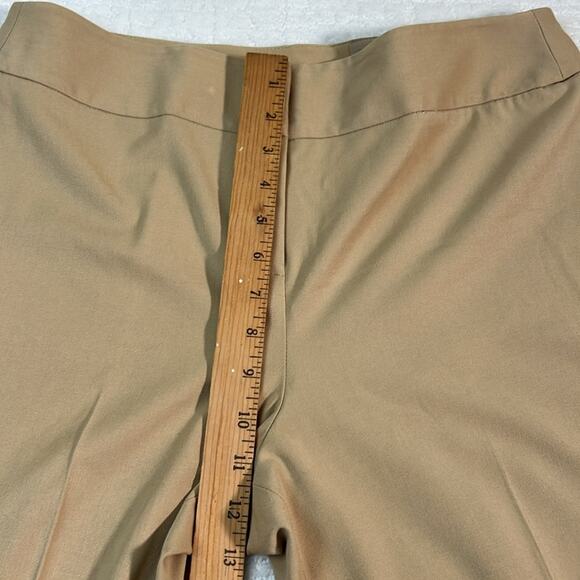 Ann Taylor Loft Petites Stretch khaki flat front dress pants 10P - Picture 5 of 11